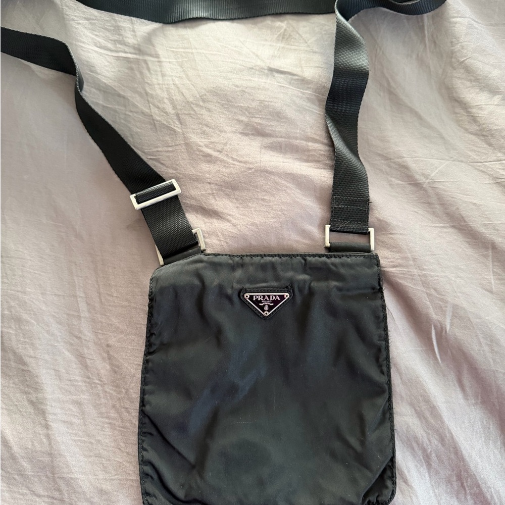Prada Black Nylon Belt Bag